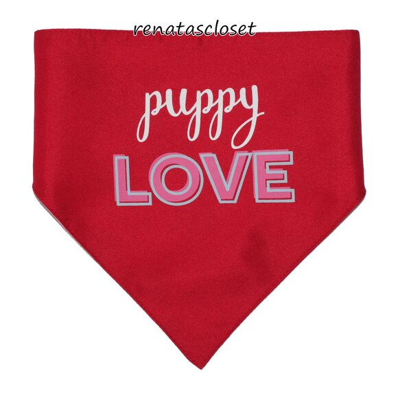 Bond & Co for Petco "Puppy Love" Reversible Valentine Dog Bandana NWT/NIP - Picture 3 of 11